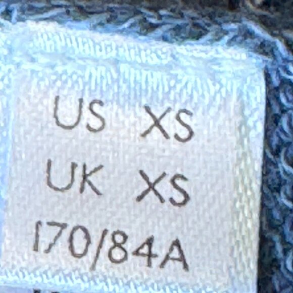 New Free People Beach Catalina Midi Sweater Dress Linen Blend Blue OVERSIZED XS - Picture 7 of 14